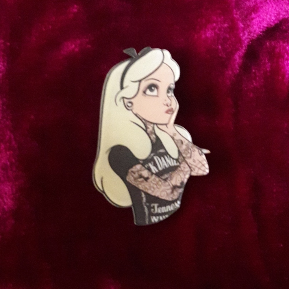 Must Bundle! Grunge Alice Out of Wonderland Pin